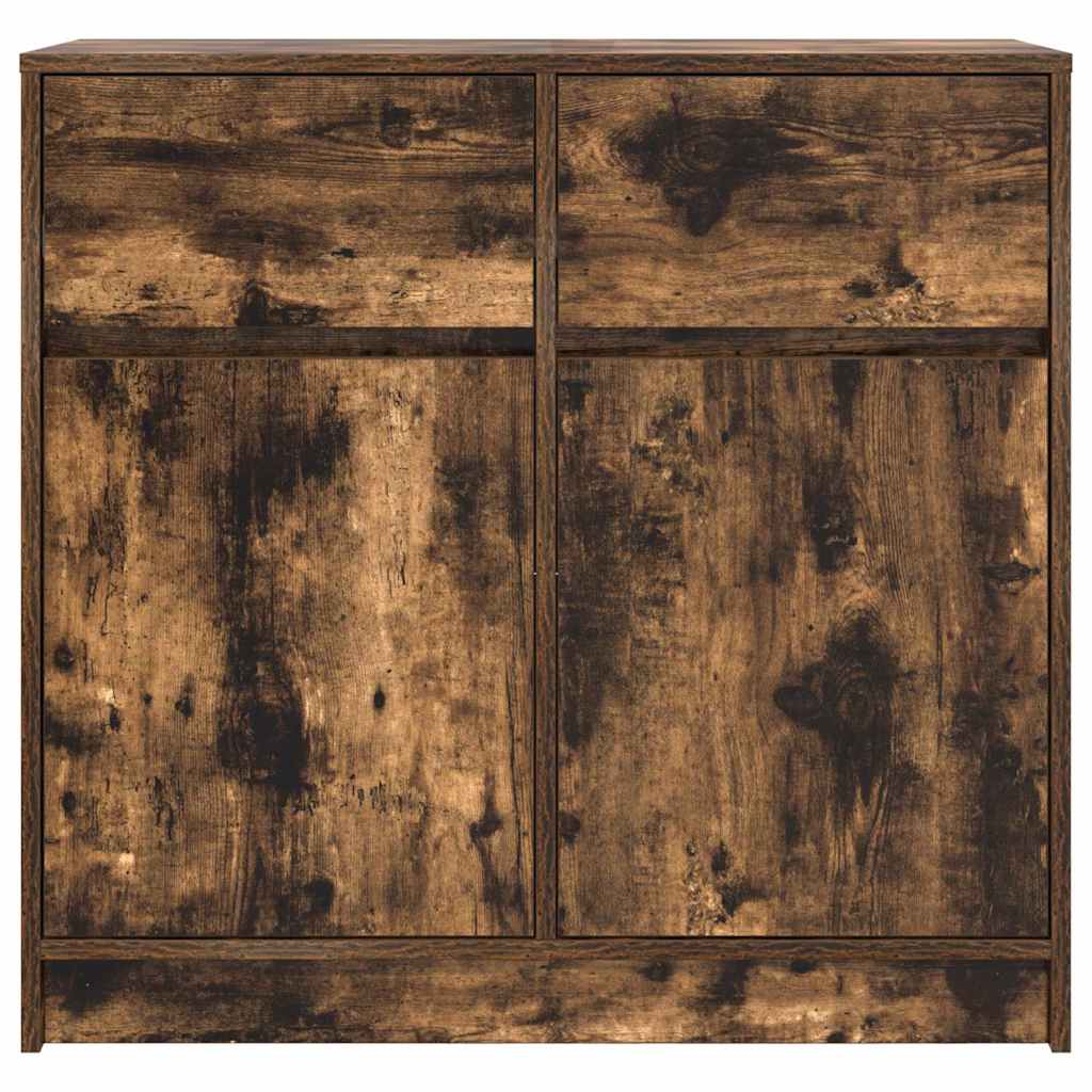 Skänk Rökfärgad Ek med låda 80x34x76 cm