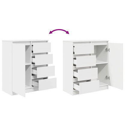 Skänk Vit med lådor 71x35x84 cm