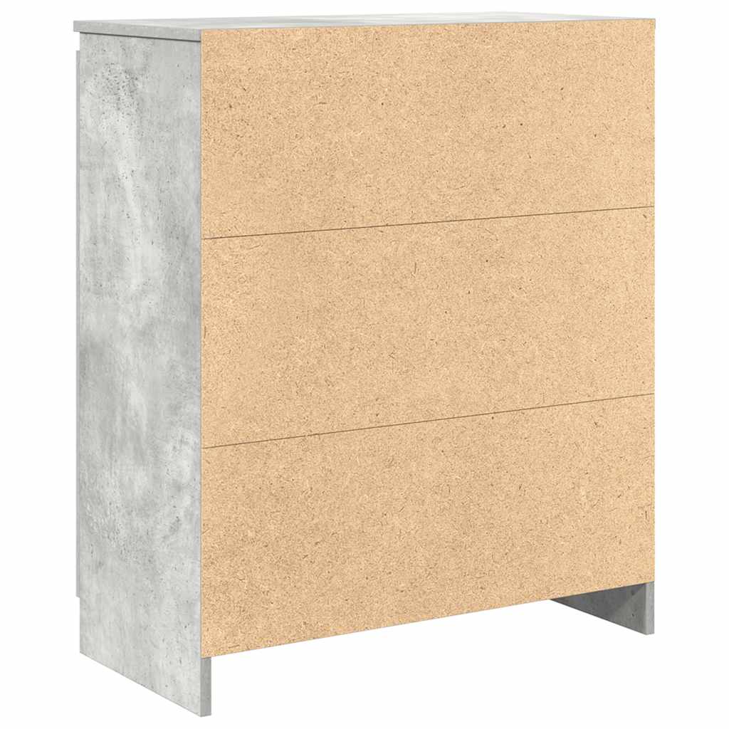 Skänk Betonggrå med lådor 71x35x84 cm