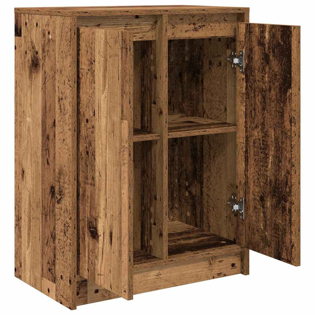 Skänk Åldrat Trä 57x34x76 cm