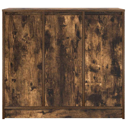 Skänk rökt ek 85x34x76 cm konstruerat trä