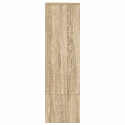 Skåp med låda sonoma ek 55,5x34x119,5 cm konstruerat trä