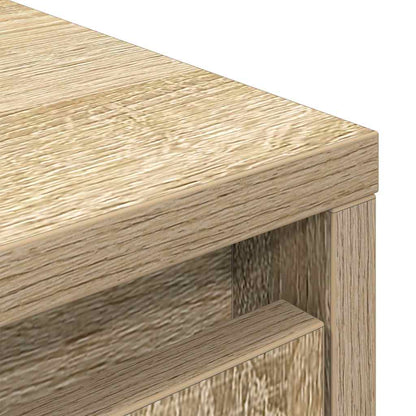 Skåp med låda sonoma ek 55,5x34x119,5 cm konstruerat trä