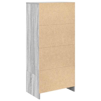 Skåp Sonoma Grå med låda Sonoma Grå 55,5x34x119,5 cm