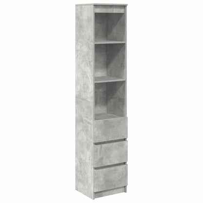 Skåp Betonggrå 37,5x35x180 cm