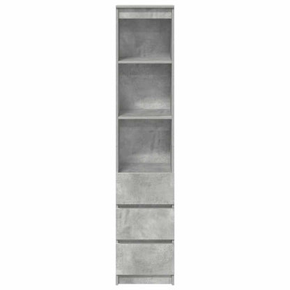 Skåp Betonggrå 37,5x35x180 cm