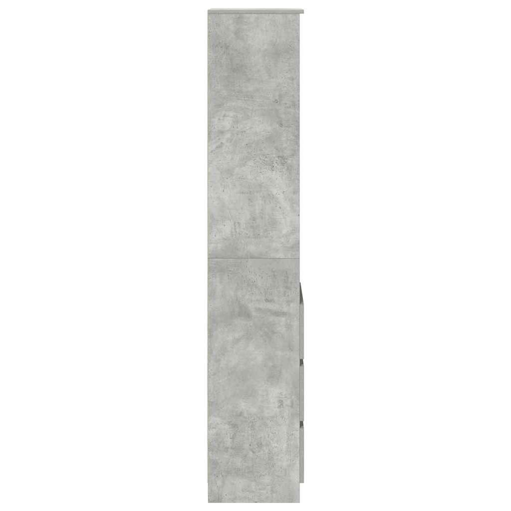 Skåp Betonggrå 37,5x35x180 cm