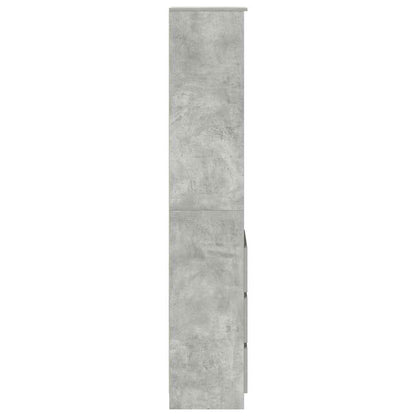 Skåp Betonggrå 37,5x35x180 cm