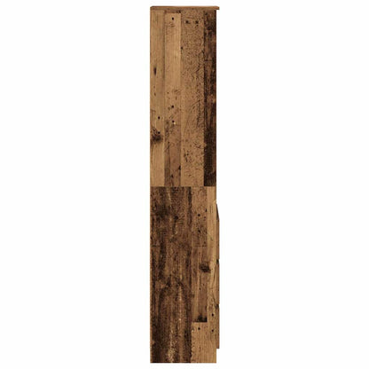 Skåp Åldrat Trä 37,5x35x180 cm