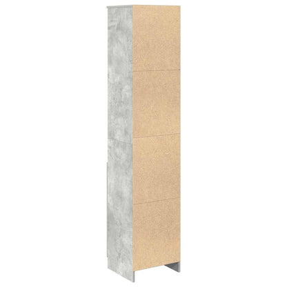 Skåp Betonggrå 37,5x35x180 cm
