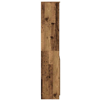 Skåp Åldrat Trä 37,5x35x180 cm
