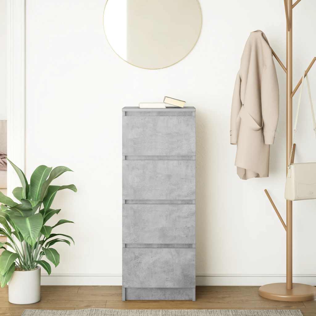 Skänk Betonggrå 37,5x35x99 cm