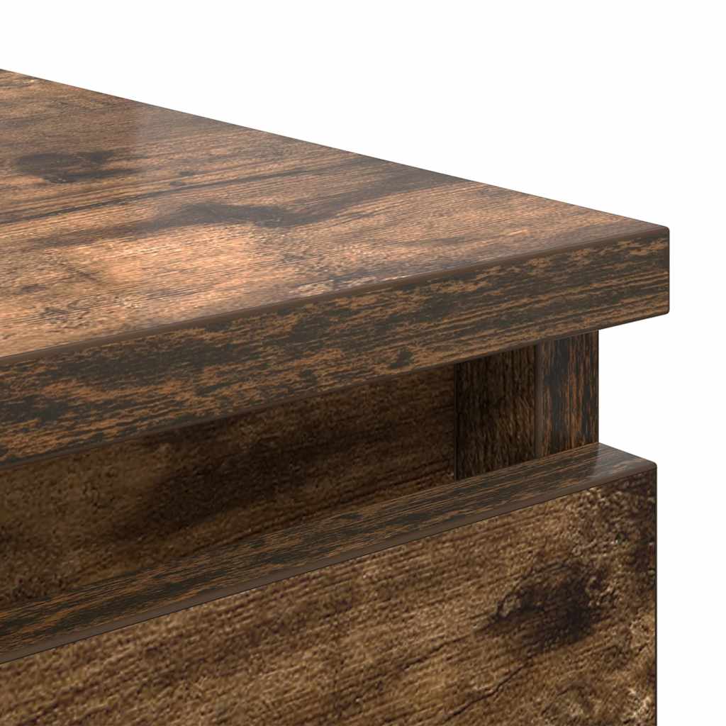 Skänk Rökfärgad Ek med lådor 37,5x35x99 cm