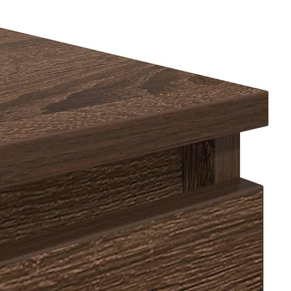 Skänk Brun Ek med lådor 37,5x35x99 cm