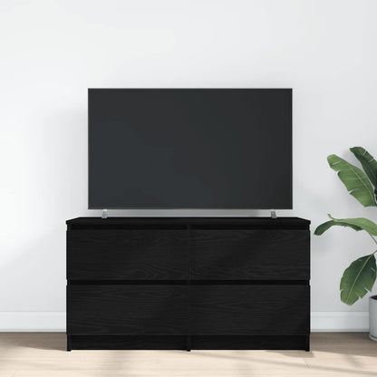 TV-Möbel Svart TV-Bänk 100x35x54 cm
