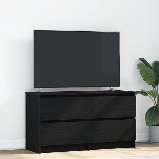 TV-Möbel Svart TV-Bänk 100x35x54 cm