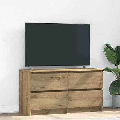TV-Möbel Brun Ek TV-Bänk hanTV-Möbel 100x35x54 cm