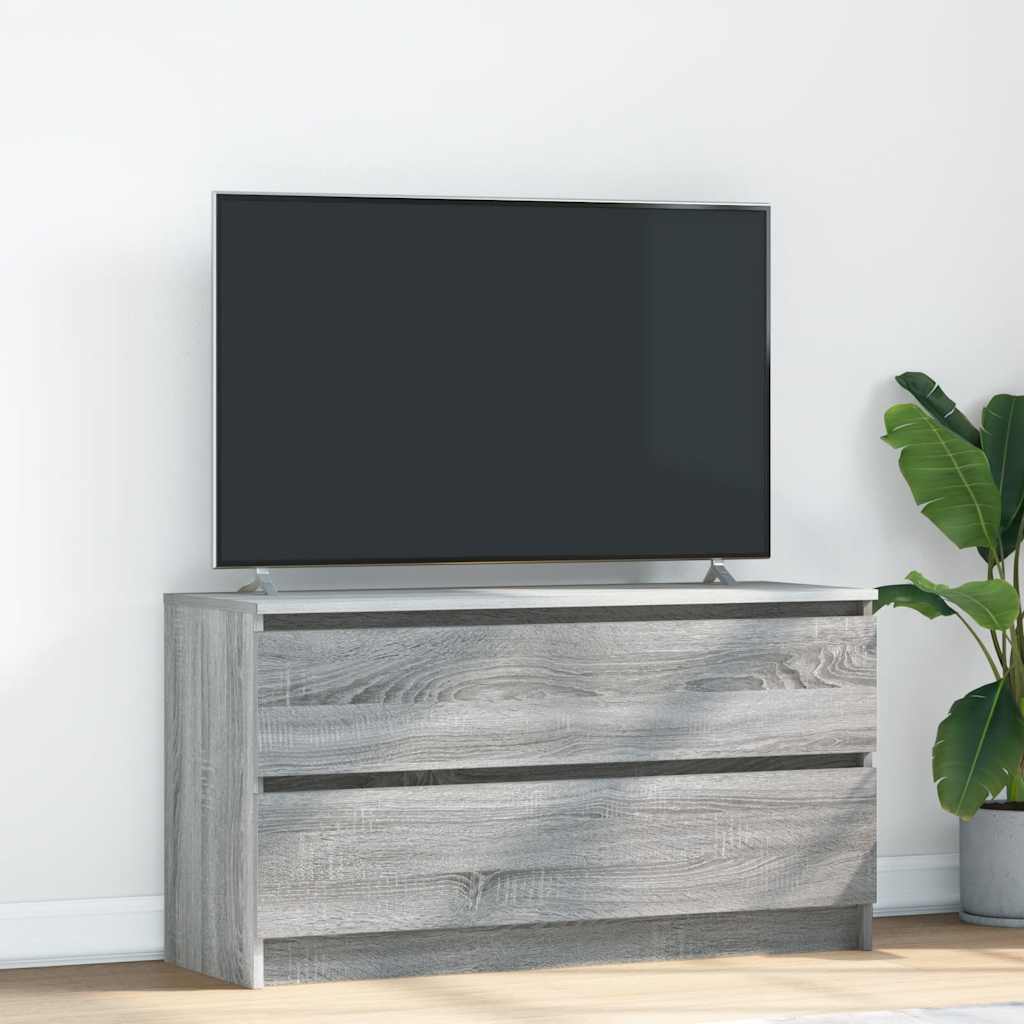 TV-Möbel Sonoma Grå TV-Bänk 100x35x54 cm