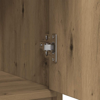 Skänk Brun Ek med lådor och dörrar 70,5x34x74,5 cm