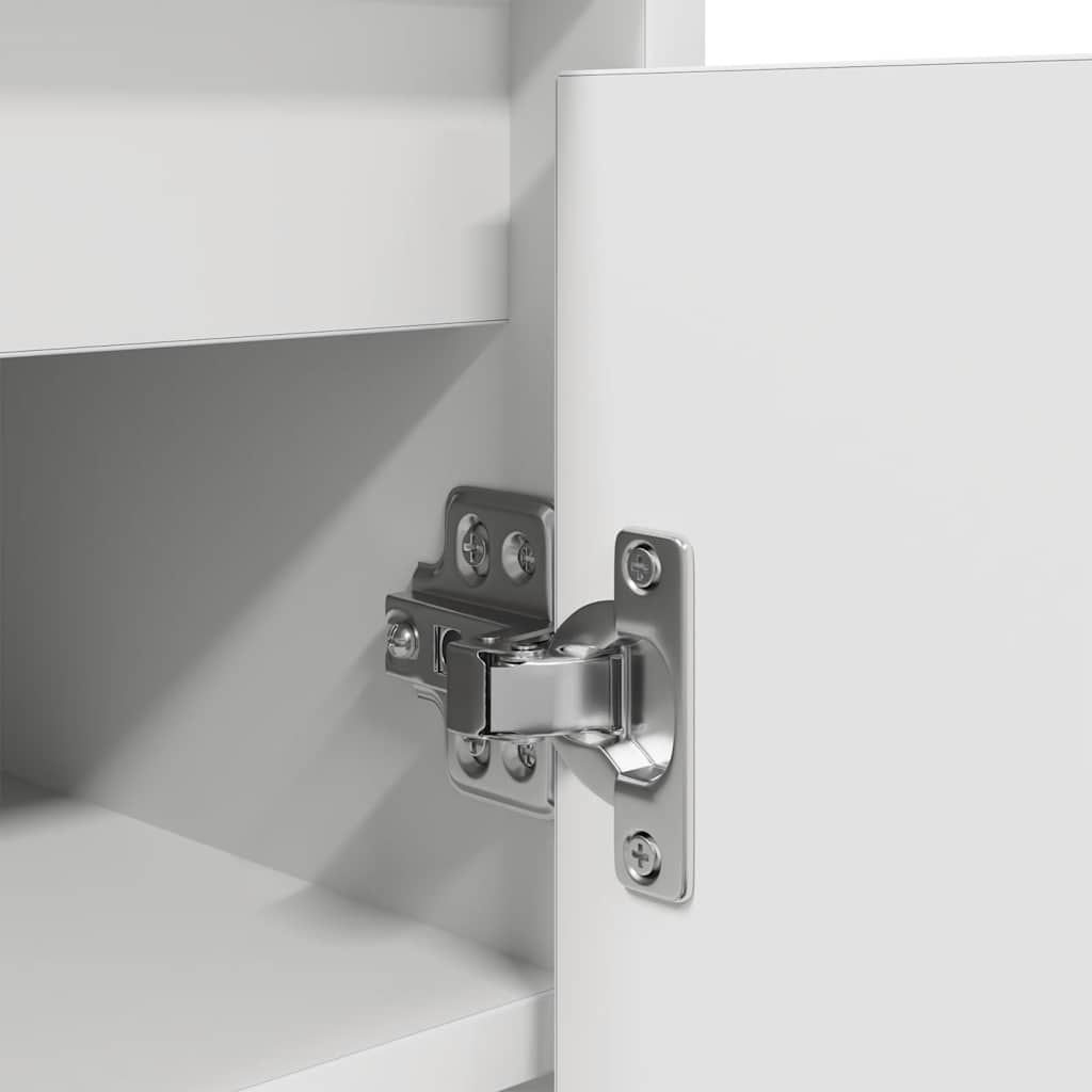 Skoställ Vit Skoskåp 57x34x76 cm