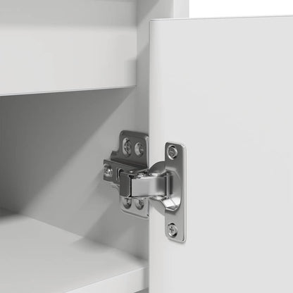 Skoställ Vit Skoskåp 57x34x76 cm