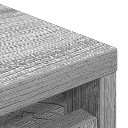 Skoställ Sonoma Grå Skoskåp 57x34x76 cm