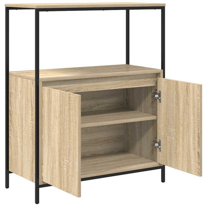 Badrumsunderskåp med hyllor Sonoma Ek 76,5x35x95 cm