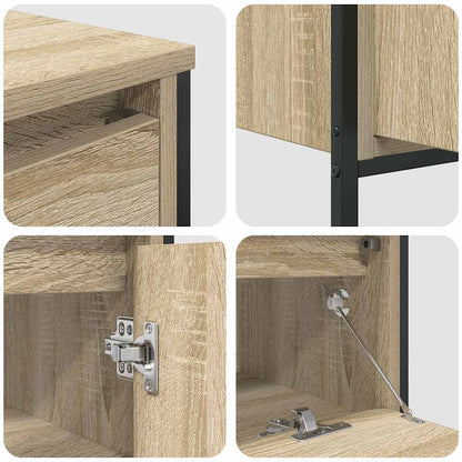 Badrumsmöbelset med hylla 3 pcs Sonoma Ek 90 x 34.5 x 60 cm