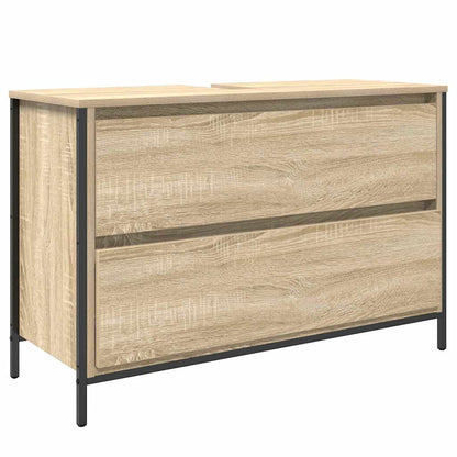 Badrumsmöbelset med hylla 3 pcs Sonoma Ek 90 x 34.5 x 60 cm