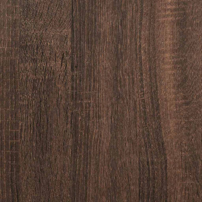 Badrumsmöbelset 2 pcs Brun Ek och Svart 36 x 35 x 165 cm