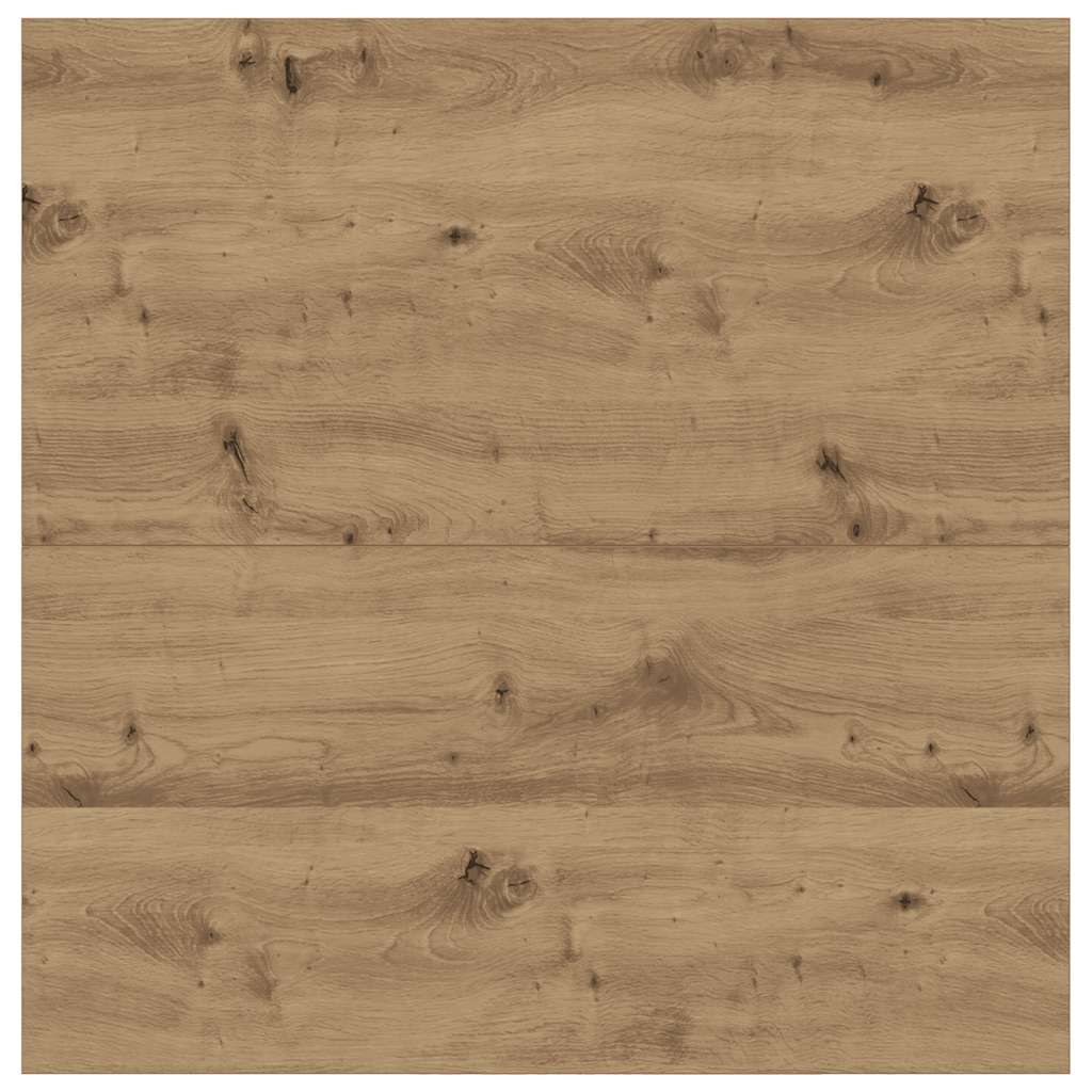 Soffbord Artisan Ek med lådor hantverksmässig Ek 100x100x40 cm