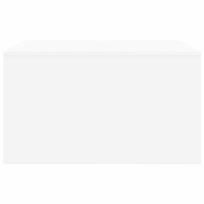 Soffbord Vit med lådor 70,5x70x40 cm