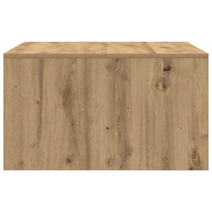 Soffbord Artisan Ek med lådor hantverksmässig Ek 70,5x70x40 cm