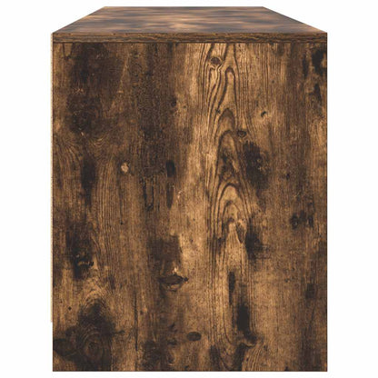 TV-Möbel Rökfärgad Ek TV-Bänk 188,5x41x50 cm