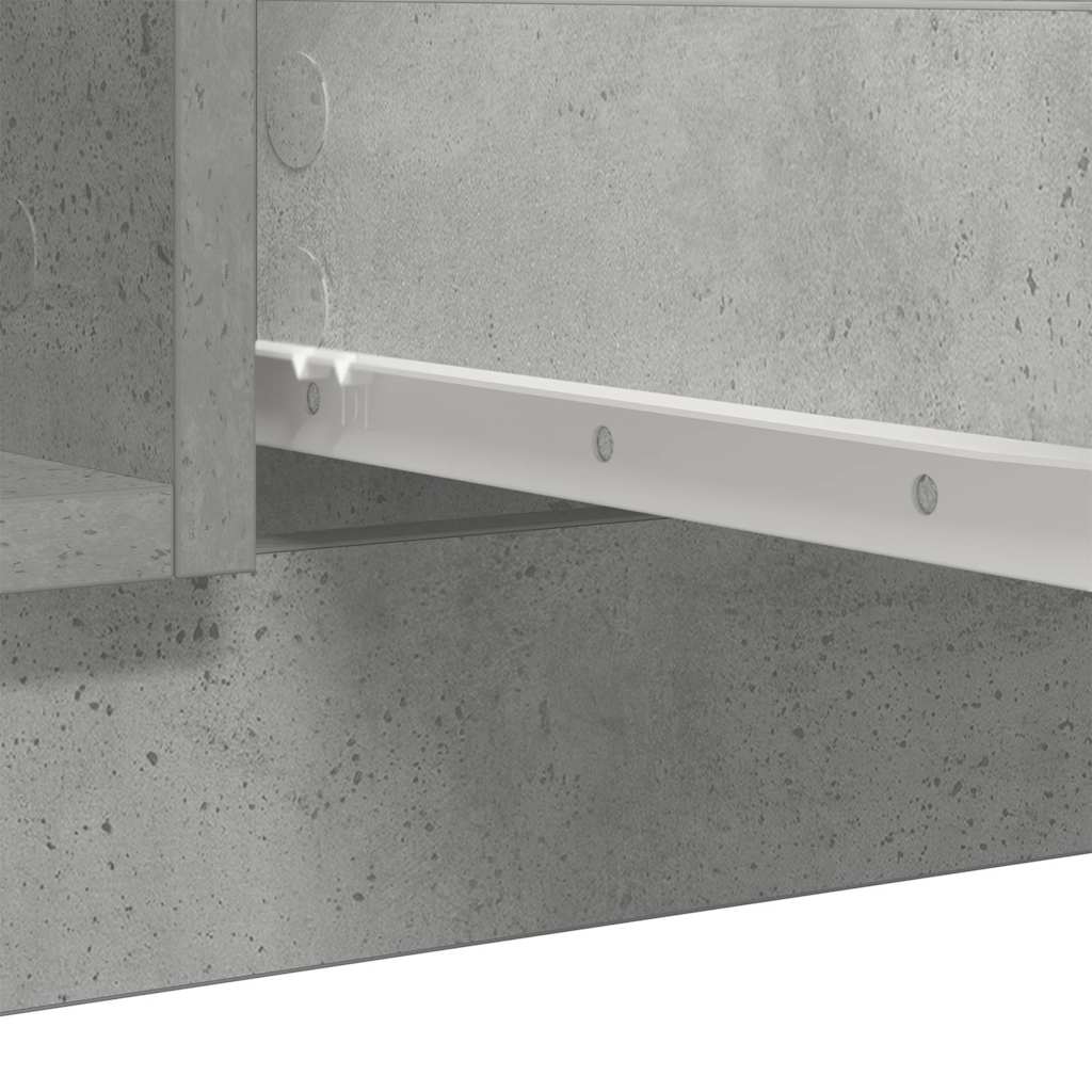 Skänk Betonggrå med lådor 100,5x35x76 cm