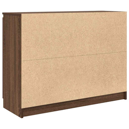 Skänk Brun Ek med lådor 100,5x35x76 cm