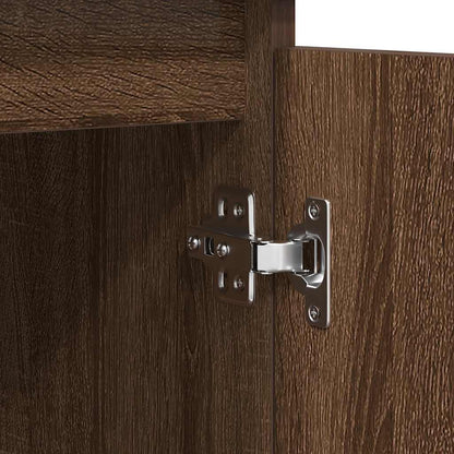 Skänk Brun Ek med lådor 100,5x35x76 cm