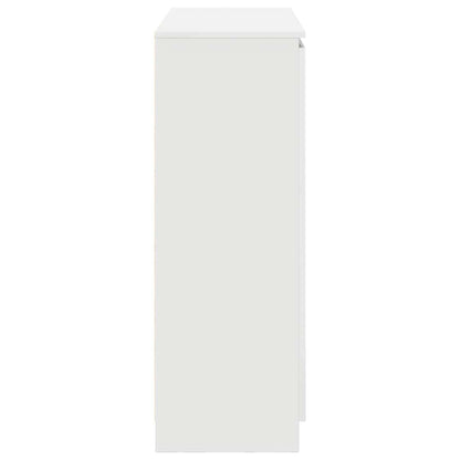 Skänk Vit med lådor 100,5x35x98,5 cm