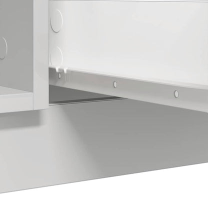 Skänk Vit med lådor 100,5x35x98,5 cm