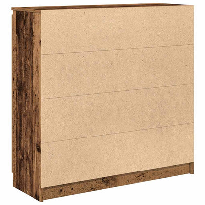 Skänk Åldrat Trä med lådor 100,5x35x98,5 cm