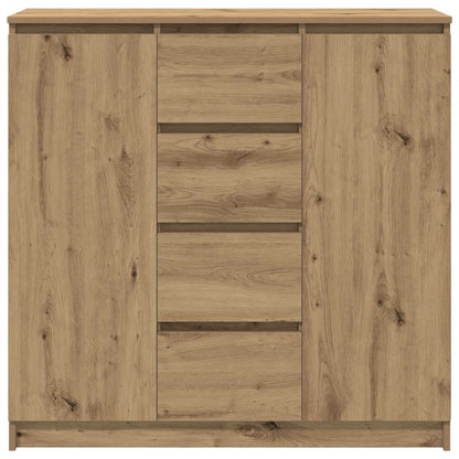 Skänk Brun Ek med lådor 100,5x35x98,5 cm