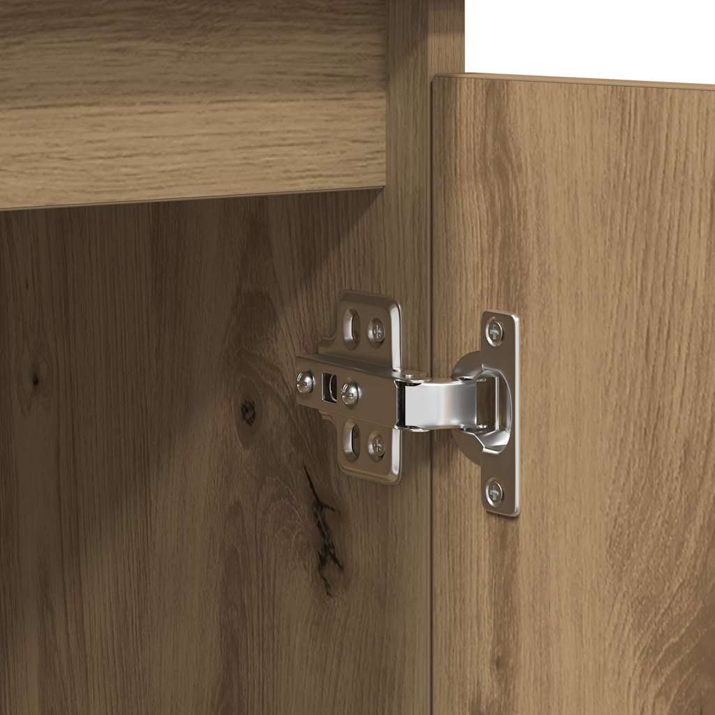 Skänk Brun Ek med lådor 100,5x35x98,5 cm