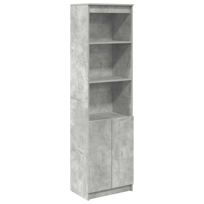 Skåp Betonggrå 50x35x180 cm
