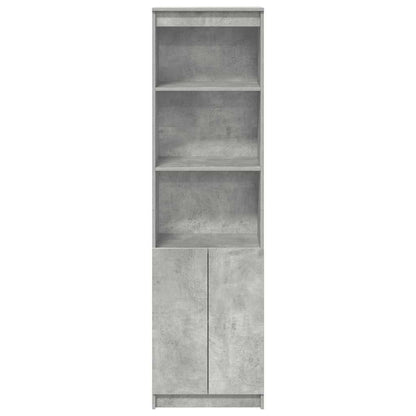 Skåp Betonggrå 50x35x180 cm