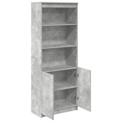 Skåp Betonggrå 70x35x180 cm