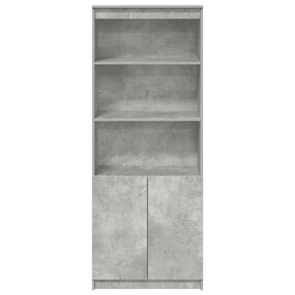 Skåp Betonggrå 70x35x180 cm