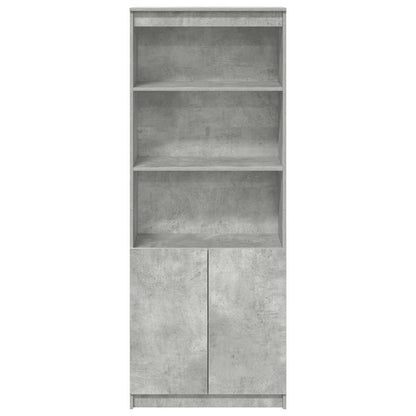 Skåp Betonggrå 70x35x180 cm