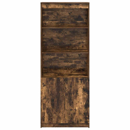 Skåp Rökfärgad Ek 70x35x180 cm