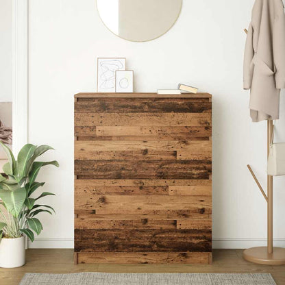 Skänk Åldrat Trä 80x35x99 cm