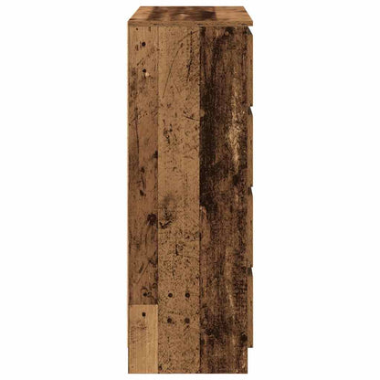 Skänk Åldrat Trä 80x35x99 cm